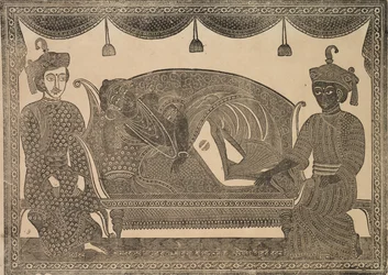 Kalighat Painting, 1800s