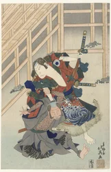 Two Fighting Actors