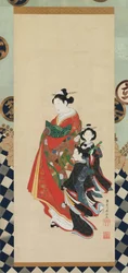 Courtesan and Attendants, late 18th century