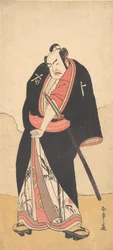 Kabuki Actor Nakamura Sukegoro II as Kaminari Shokuro