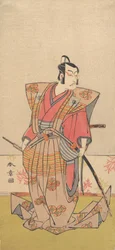 The Actor Ichikawa Danjuro V as a Samurai