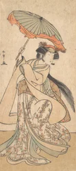 The Third Segawa Kikunojo as a Woman Dancing in a Shosa Act, ca. 1785