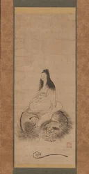 Monju on a Lion
