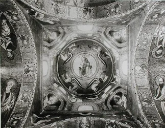 Detail of the Cupola with the Christ Pantocrator in the Centre