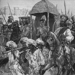 Napier, In Full Uniform, Was Borne Into Hyderabad in a Magnificent Palanquin