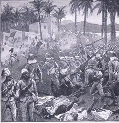Storming Firket, illustration from Cassell