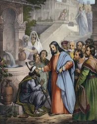 Jesus Gives Sight to One Born Blind