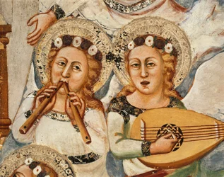 Life of the Virgin: the Dormition and the Assumption of the Virgin (detail)