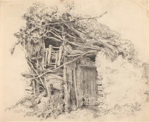 Corner of a Rustic Barn