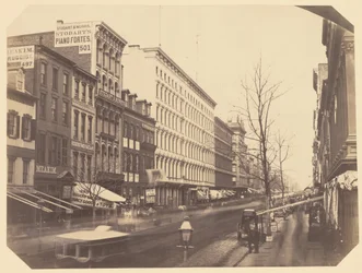 Broadway Looking North from Between Grand and Broome Streets
