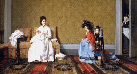 Girls Tending to Ladies