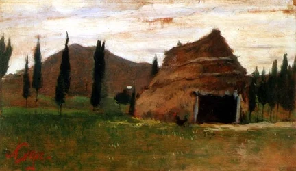 Landscape with a Thatched Hut
