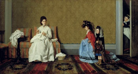 Little Girls Playing the Ladies