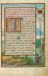 Border with a Scene from the Life of Gideon