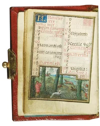 Folio from a Miniature Book of Hours, Use of Rome, Bruges