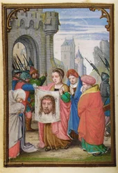 Folio from a Miniature Book of Hours, Use of Rome, Bruges