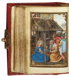 Folio from a miniature Book of Hours, use of Rome, Bruges, 1530-35