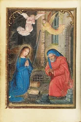 Folio from a Miniature Book of Hours, Use of Rome, Bruges (1530-35)
