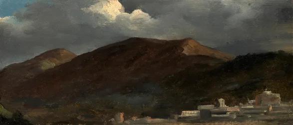 Cloud Mood by Moonlight in the Mountains
