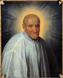 Portrait of Saint Vincent de Paul, Founder of the Congregations of the Daughters of Charity
