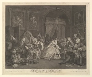 Marriage A-la-Mode, Plate IV, April 1, 1745