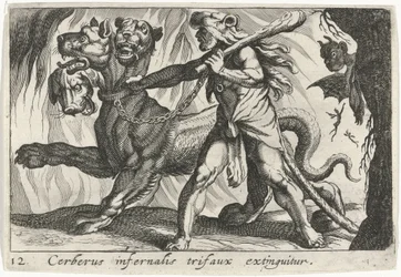 Hercules Captures Cerberus