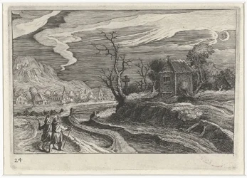 Landscape at Night (Southern European Landscapes)