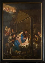 Parish church, Interior, Christmas scene