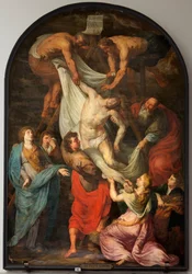 Parish Church (Sint-Walburgakerk). Descent of the Cross. Copy to PPRubens. Mid 17th Century.