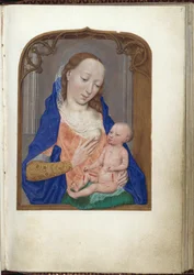 Bust Portrait of the Madonna in a Gothic Frame