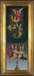 The Choir of Angels (Altarpiece of Abbey St. Bertin). Around 1459