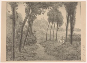 Landscape with Forest Path