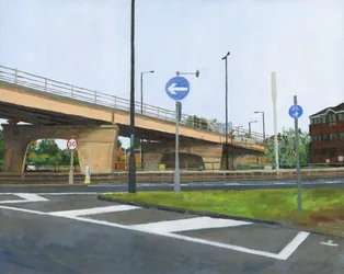 Concrete Overpass and Intersection