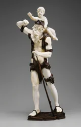 Old Beggar Carrying Child, 1735-50