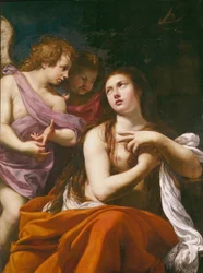Mary Magdalene and two Angels