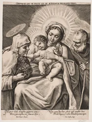 The Holy Family and St. Clara