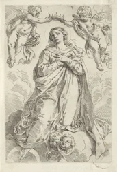 Coronation of Mary on Crescent Moon