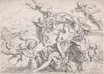 The Rape of Europa, after Reni, ca. 1636