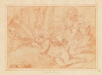 Venus and the Nymphs Disarming Cupid