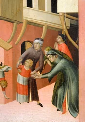Altarpiece Entitled Blessed Agostino Novello and Stories of His Life (detail)
