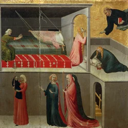 Miracle of Baby Who Fell from Crib (detail)