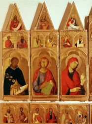 Saint Dominic, Saint John Evangelist, Saint Mary Magdalene (detail)