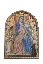 Madonna with Child, Angels and Donor Giovanni da Piacenza