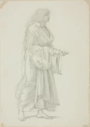 Draped Standing Male Figure