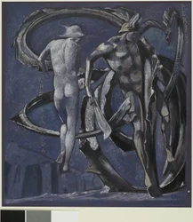 Perseus and Andromeda, study for The Doom Fulfilled