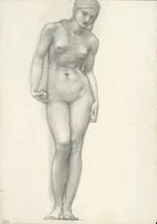 Venus with Golden Apple in Right Hand, for the Troy Triptych