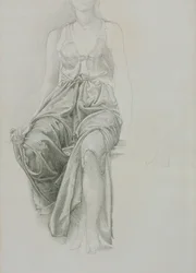 Drapery study for 