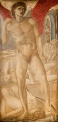 Troy Triptych - Study for Love Subduing Oblivion, 1875