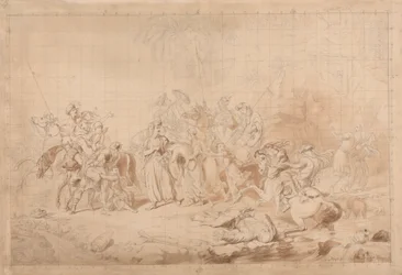 Banditti of Kurdistan Assisting Georgians in Surprising and Carrying off Circassian Women