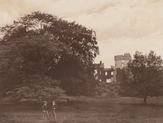 Tullichewan Castle, Vale of Leven, Scotland, 1857